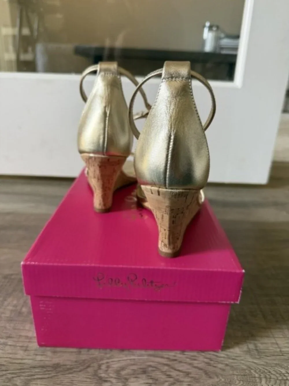 Lilly Pulitzer Cork Wedges